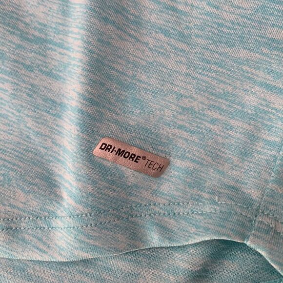 Athletic Works Turquoise Basic Tee Exercise Shirt Size Medium - Picture 3 of 4